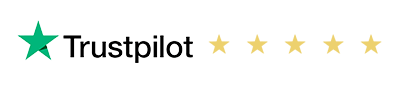Trustpilot 5 stars logo